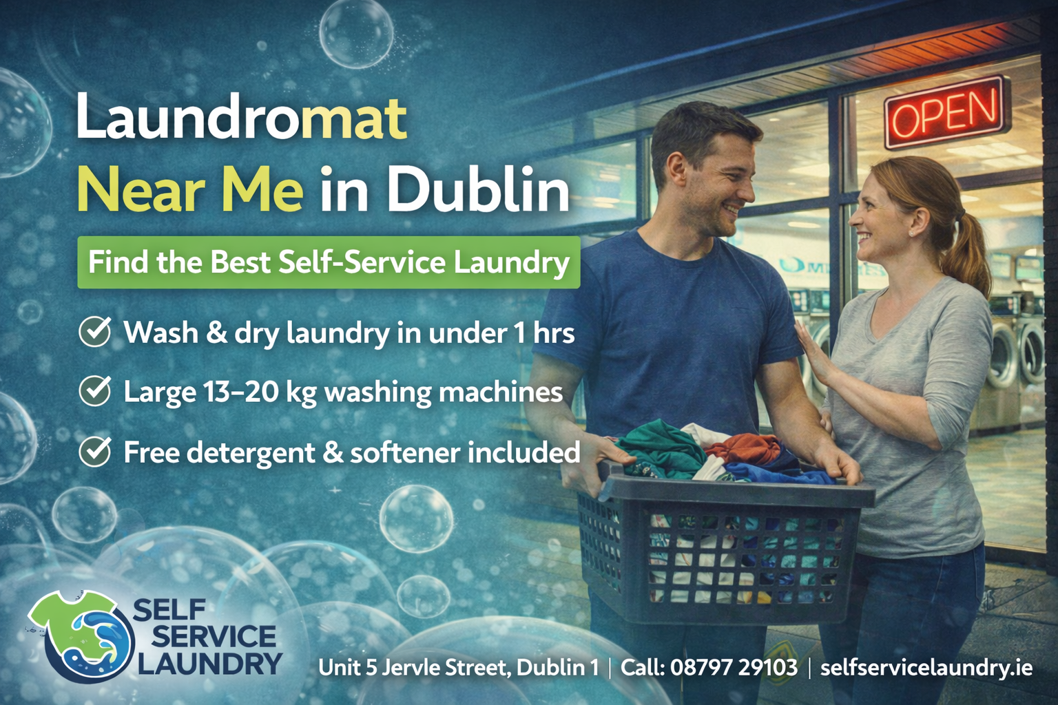 Laundromat Near Me in Dublin 1