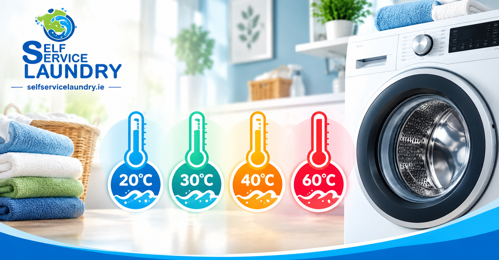 self service laundry temperature