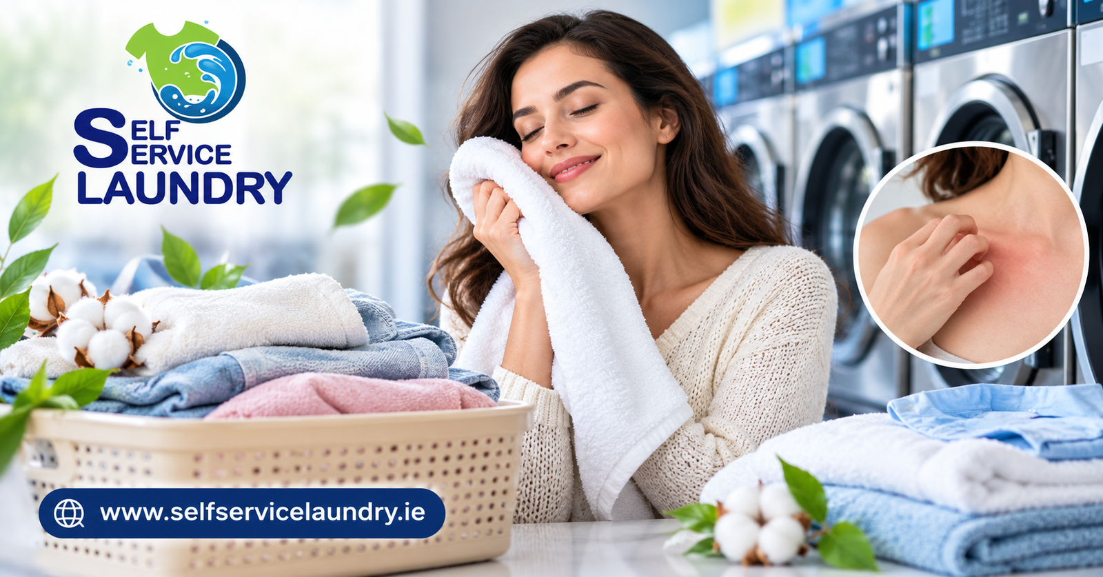 Self service laundry for sensitive skin